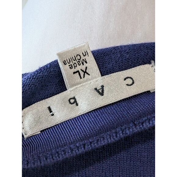 CAbi Purple Button Down Classic Lightweight Cardigan Sweater Women's Size XL EUC - Picture 7 of 13